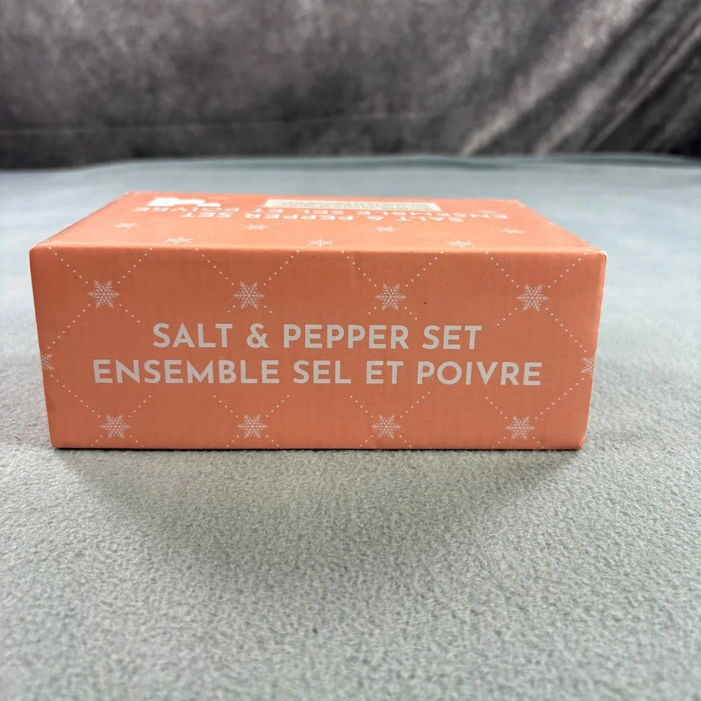 10‎ Strawberry Street Snowman Salt & Pepper Shaker Set Christmas Holiday Ceramic